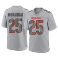 Choea C.Bears #25 Kyle Monangai Player Gray Atmosphere Fashion Game Stitched Jerseys