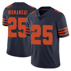 Choea C.Bears #25 Kyle Monangai Player Navy Blue Alternate Vapor Untouchable Limited Stitched Jerseys