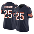 Choea C.Bears #25 Kyle Monangai Player Navy Vapor F.U.S.E. Limited Home Game Stitched Jerseys