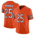 Choea C.Bears #25 Kyle Monangai Player Orange Vapor F.U.S.E. Limited Home Game Stitched Jerseys