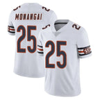 Choea C.Bears #25 Kyle Monangai Player White Vapor Untouchable Limited Home Game Stitched Jerseys