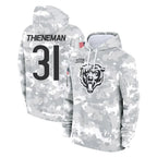 Choea C.Bears #31 Dillon Thieneman Player Arctic Camo Salute to Service Pullover Hoodies Limited Stitched Jerseys