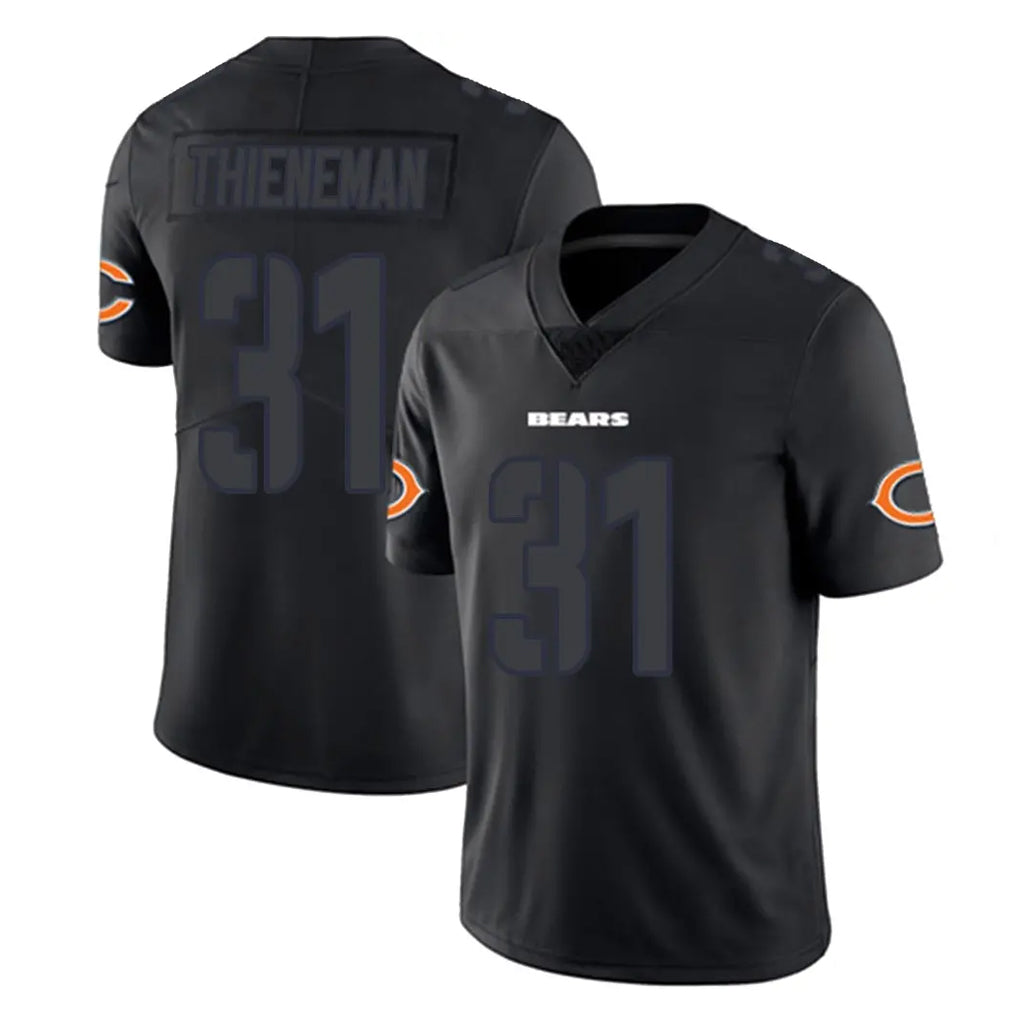 Choea C.Bears #31 Dillon Thieneman Player Black Impact Limited Game Stitched Jerseys