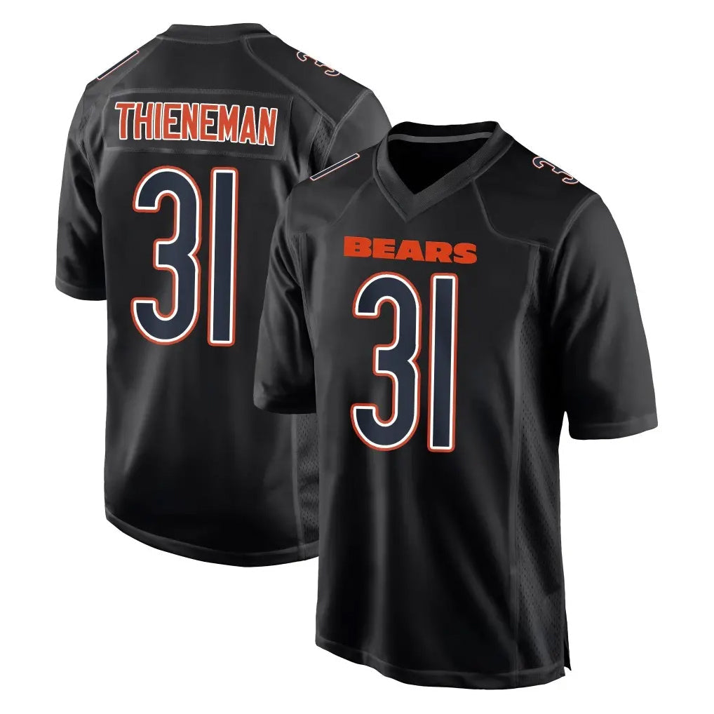 Choea C.Bears #31 Dillon Thieneman Player Carbon Black Fashion Game Stitched Jerseys