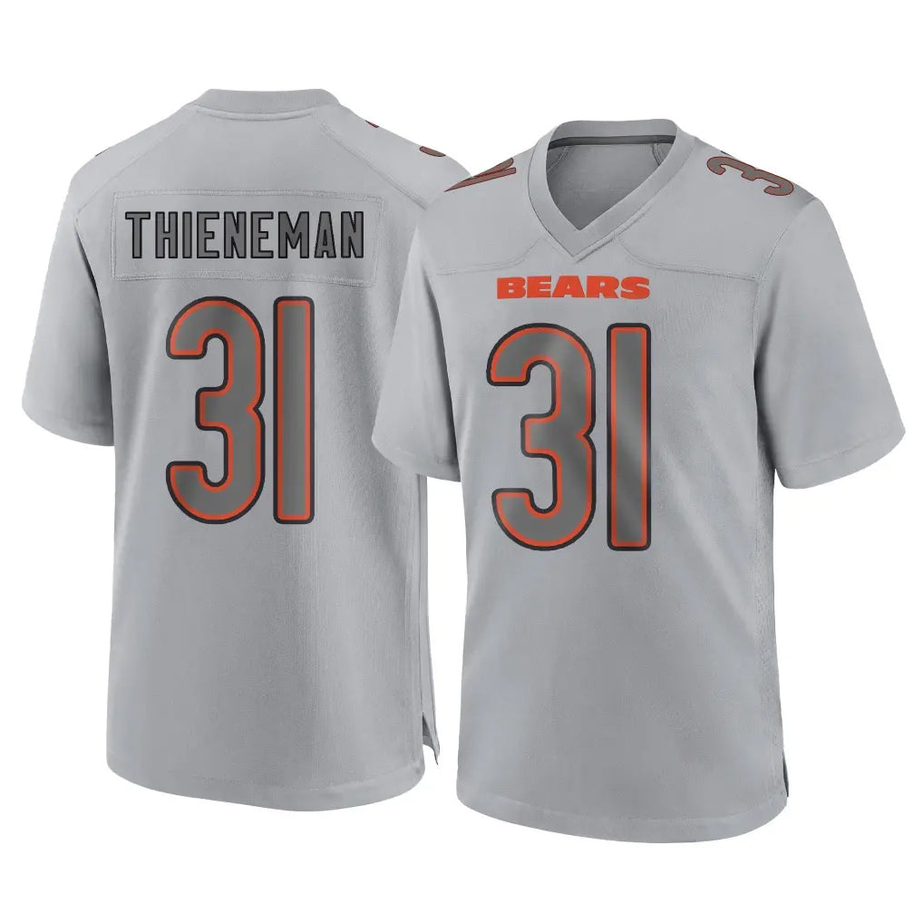 Choea C.Bears #31 Dillon Thieneman Player Gray Atmosphere Fashion Game Stitched Jerseys
