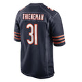 Choea C.Bears #31 Dillon Thieneman Player Navy Home Game Stitched Jerseys