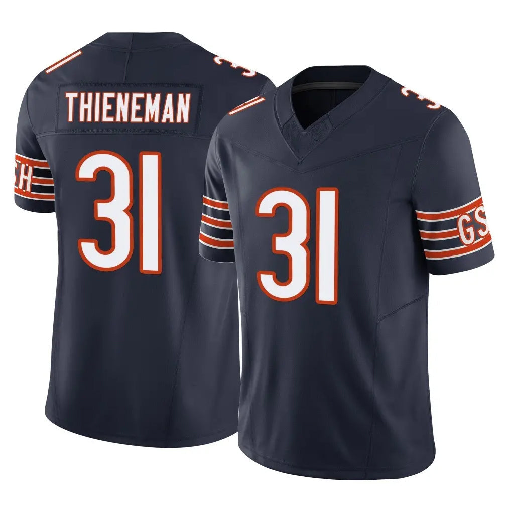 Choea C.Bears #31 Dillon Thieneman Player Navy Vapor F.U.S.E. Limited Home Game Stitched Jerseys