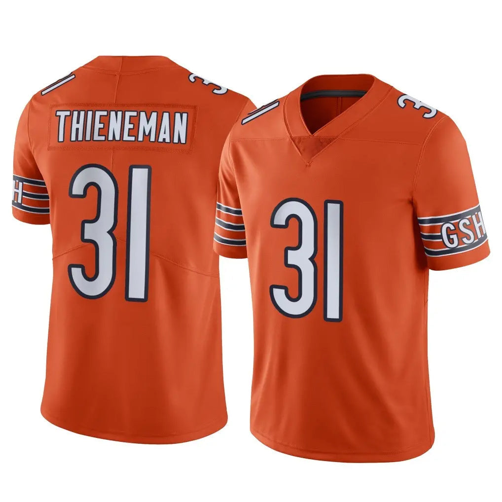 Choea C.Bears #31 Dillon Thieneman Player Orange Alternate Vapor Limited Home Game Stitched Jerseys