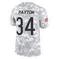 Choea C.Bears #34 Walter Payton Player Arctic Camo Salute to Service Limited Stitched Jerseys
