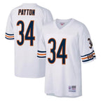Choea C.Bears #34 Walter Payton Player White 1985 Walter Payton Mitchell & Ness Throwback Retired Stitched Jerseys