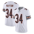 Choea C.Bears #34 Walter Payton Player White Vapor Untouchable Limited Home Game Stitched Jerseys