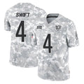 Choea C.Bears #4 D'Andre Swift Player Arctic Camo Salute to Service Limited Stitched Jerseys