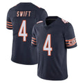 Choea C.Bears #4 D'Andre Swift Player Navy Vapor Untouchable Limited Home Game Stitched Jerseys