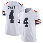Choea C.Bears #4 D'Andre Swift Player White Classic Vapor Limited Home Game Stitched Jerseys