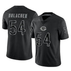Choea C.Bears #54 Brian Urlacher Player Black REFLECTIVE Limited Game Stitched Jerseys