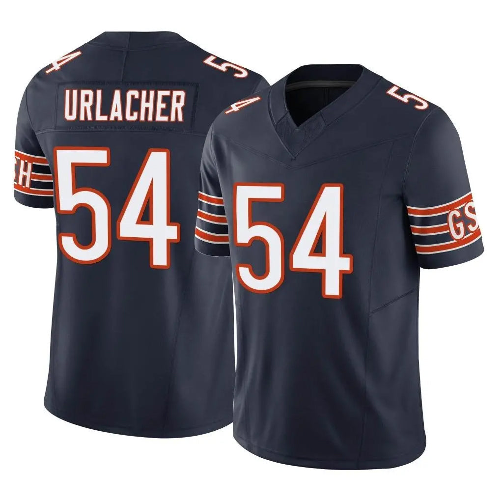 Choea C.Bears #54 Brian Urlacher Player Navy Vapor F.U.S.E. Limited Home Game Stitched Jerseys