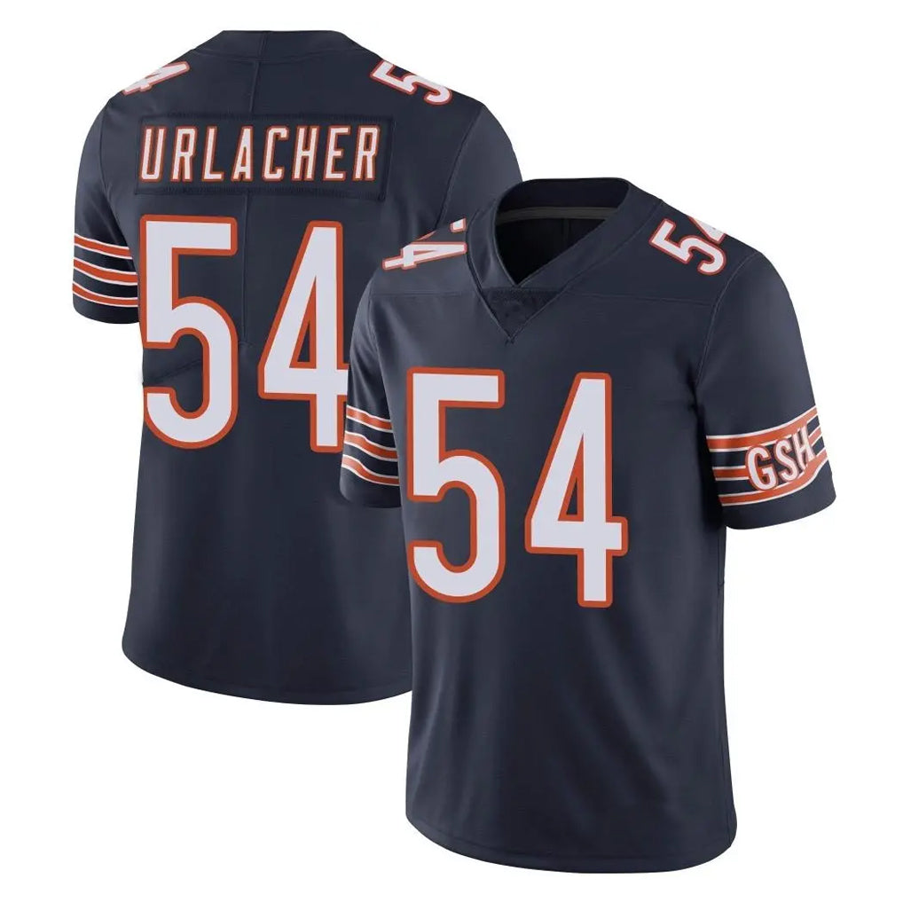 Choea C.Bears #54 Brian Urlacher Player Navy Vapor Untouchable Limited Home Game Stitched Jerseys