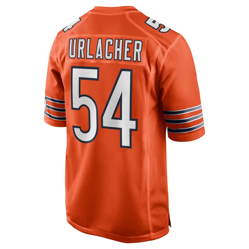 Choea C.Bears #54 Brian Urlacher Player Orange Home Game Stitched Jerseys
