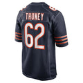Choea C.Bears #62 Joe Thuney Player Navy Home Game Stitched Jerseys