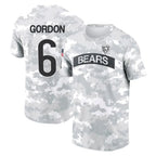 Choea C.Bears #6 Kyler Gordon Player Arctic Camo Salute to Service Performance T-Shirt Limited Stitched Jerseys