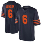 Choea C.Bears #6 Kyler Gordon Player Navy Blue Alternate Game Stitched Jerseys