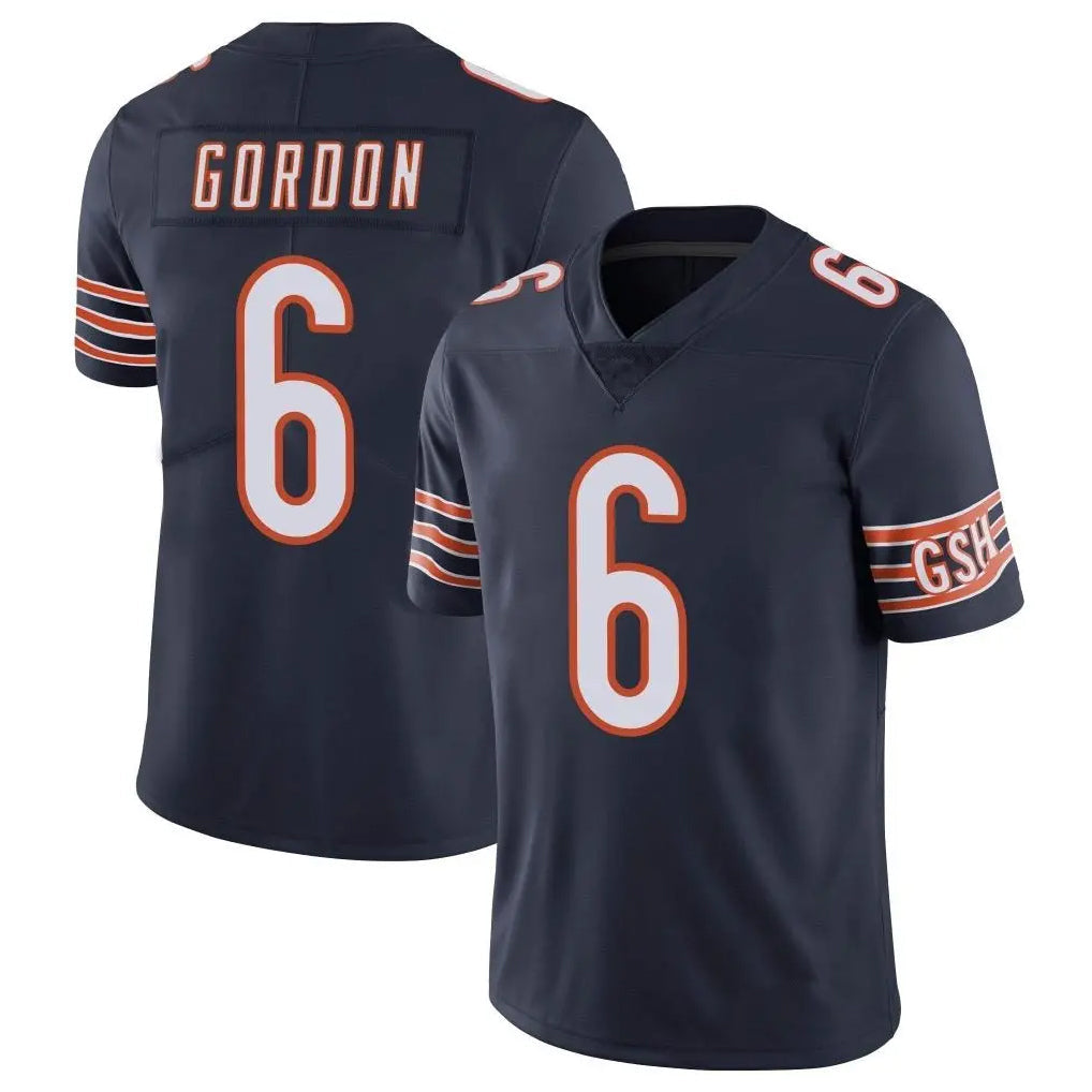 Choea C.Bears #6 Kyler Gordon Player Navy Vapor Untouchable Limited Home Game Stitched Jerseys