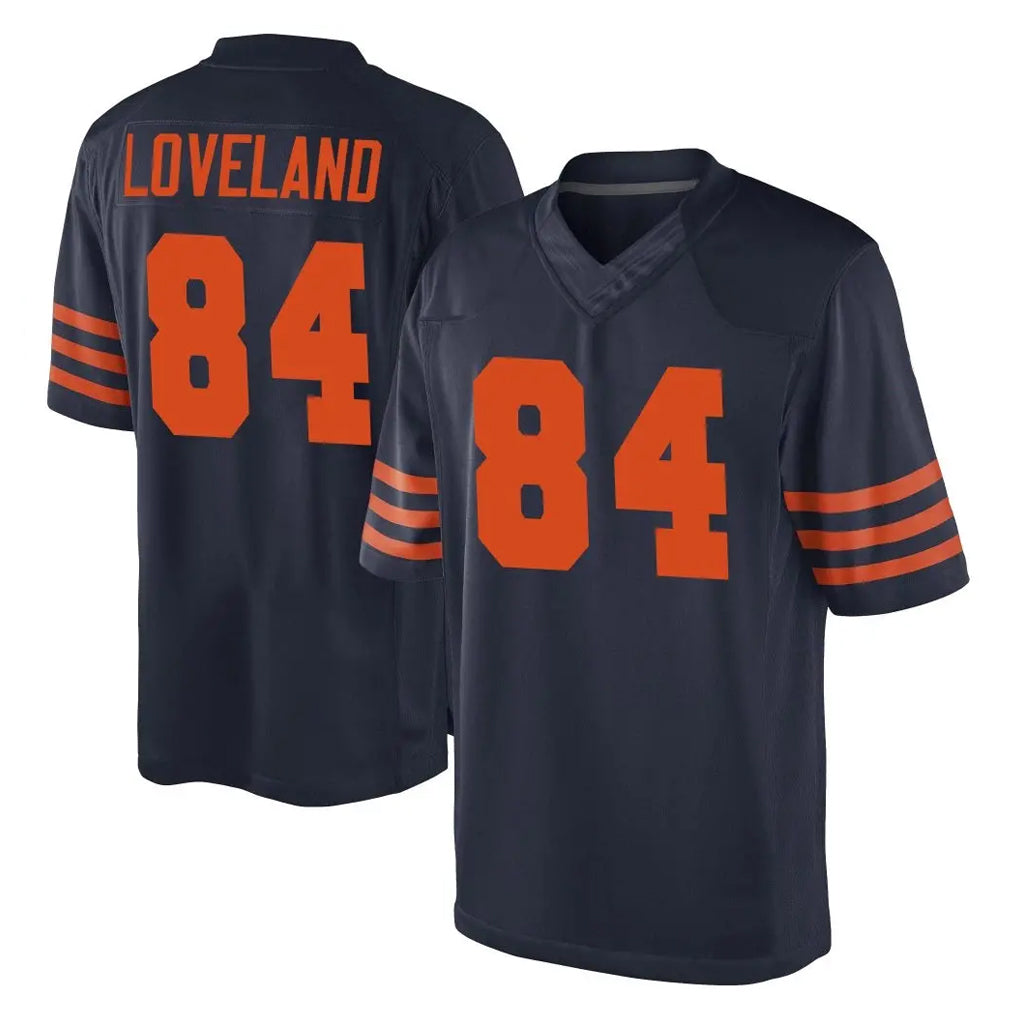 Choea C.Bears #84 Colston Loveland Player Navy Blue Alternate Game Stitched Jerseys