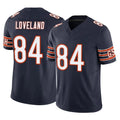 Choea C.Bears #84 Colston Loveland Player Navy Vapor F.U.S.E. Limited Home Game Stitched Jerseys