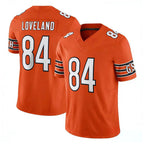 Choea C.Bears #84 Colston Loveland Player Orange Vapor F.U.S.E. Limited Home Game Stitched Jerseys