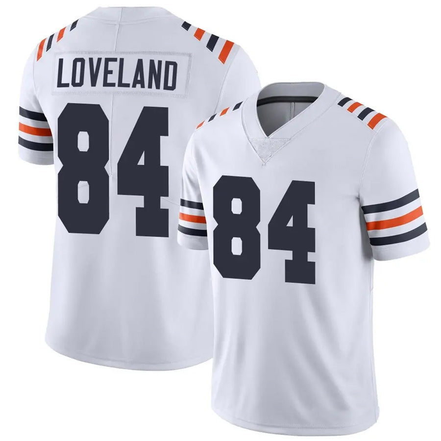 Choea C.Bears #84 Colston Loveland Player White Alternate Classic Vapor Limited Stitched Jerseys