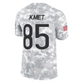 Choea C.Bears #85 Cole Kmet Player Arctic Camo Salute to Service Limited Stitched Jerseys