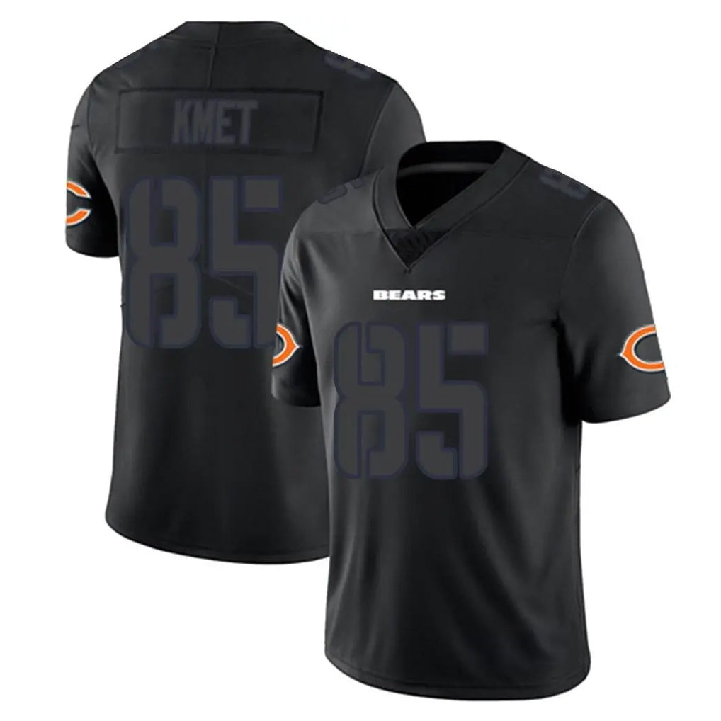 Choea C.Bears #85 Cole Kmet Player Black Impact Limited Game Stitched Jerseys