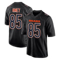 Choea C.Bears #85 Cole Kmet Player Carbon Black Fashion Game Stitched Jerseys