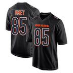 Choea C.Bears #85 Cole Kmet Player Carbon Black Fashion Game Stitched Jerseys