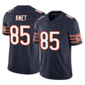 Choea C.Bears #85 Cole Kmet Player Navy Vapor F.U.S.E. Limited Home Game Stitched Jerseys