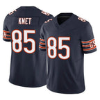 Choea C.Bears #85 Cole Kmet Player Navy Vapor F.U.S.E. Limited Home Game Stitched Jerseys