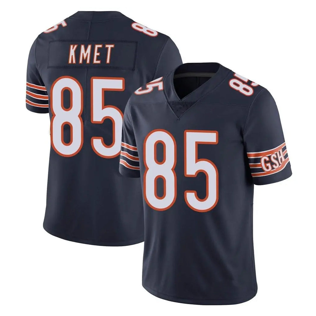 Choea C.Bears #85 Cole Kmet Player Navy Vapor Untouchable Limited Home Game Stitched Jerseys