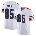 Choea C.Bears #85 Cole Kmet Player White Classic Vapor Limited Home Game Stitched Jerseys