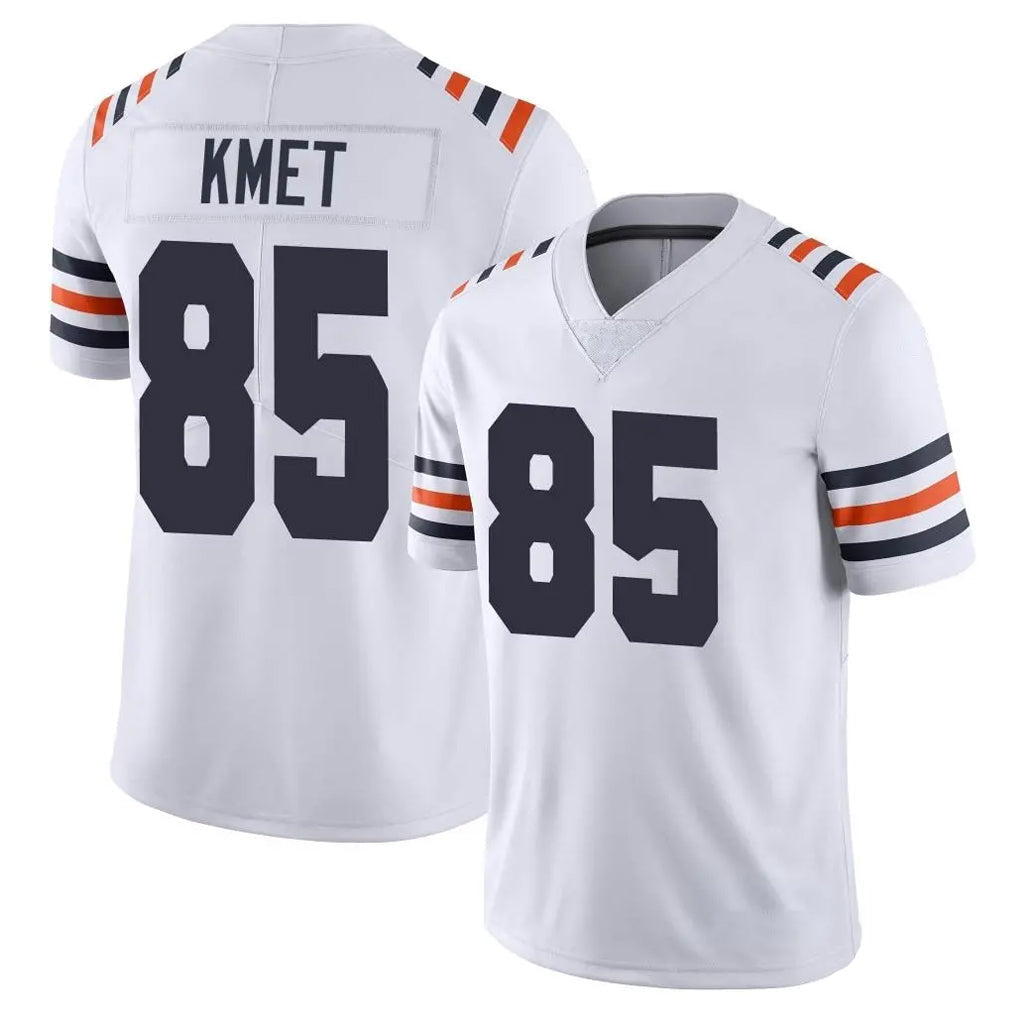 Choea C.Bears #85 Cole Kmet Player White Classic Vapor Limited Home Game Stitched Jerseys