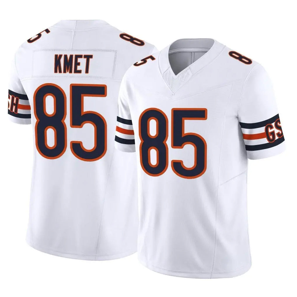 Choea C.Bears #85 Cole Kmet Player White Vapor F.U.S.E. Limited Home Game Stitched Jerseys