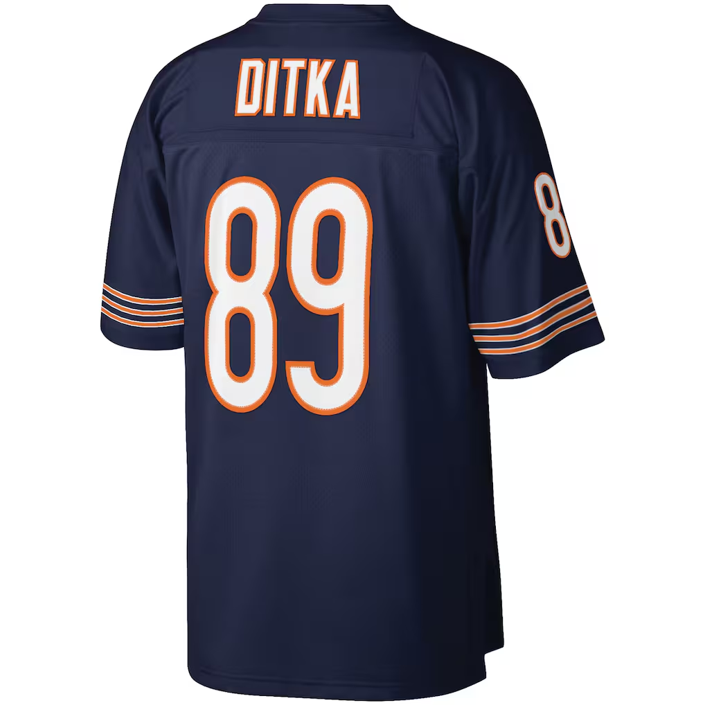 Choea C.Bears #89 Mike Ditka Mitchell & Ness Navy Retired Player Legacy Replica Jersey