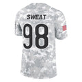 Choea C.Bears #98 Montez Sweat Player Arctic Camo Salute to Service Limited Stitched Jerseys