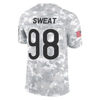 Choea C.Bears #98 Montez Sweat Player Arctic Camo Salute to Service Limited Stitched Jerseys