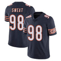 Choea C.Bears #98 Montez Sweat Player Navy Vapor Untouchable Limited Home Game Stitched Jerseys