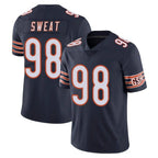 Choea C.Bears #98 Montez Sweat Player Navy Vapor Untouchable Limited Home Game Stitched Jerseys