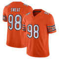 Choea C.Bears #98 Montez Sweat Player Orange Vapor F.U.S.E. Limited Home Game Stitched Jerseys