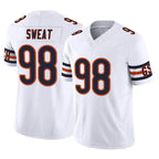 Choea C.Bears #98 Montez Sweat Player White Vapor F.U.S.E. Limited Home Game Stitched Jerseys