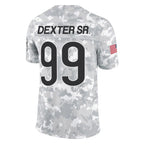 Choea C.Bears #99 Gervon Dexter Sr. Player Arctic Camo Salute to Service Limited Stitched Jerseys
