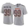Choea C.Bears #99 Gervon Dexter Sr. Player Gray Atmosphere Fashion Game Stitched Jerseys