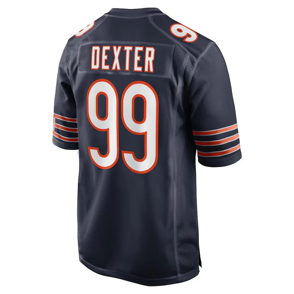 Choea C.Bears #99 Gervon Dexter Sr. Player Navy Home Game Stitched Jerseys